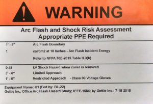 Arc Flash Label